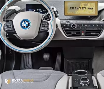BMW 6 Series (G32) 2016 - Present Multimedia 10,3" Protection d'écran Résiste aux rayures HD transparent - 1 - habillage decor d
