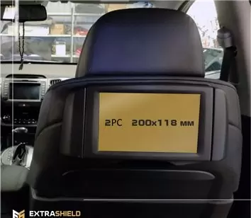 BMW 7 Series (F01/F02) 2012 - 2015 Multimedia 8,8" Protection d'écran Résiste aux rayures HD transparent - 1 - habillage decor d