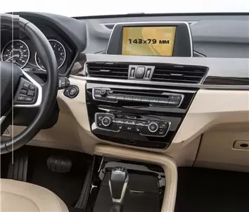 BMW X1 (F48) 2015 - 2019 Multimedia NBT 8,8" Protection d'écran Résiste aux rayures HD transparent - 1 - habillage decor de tabl