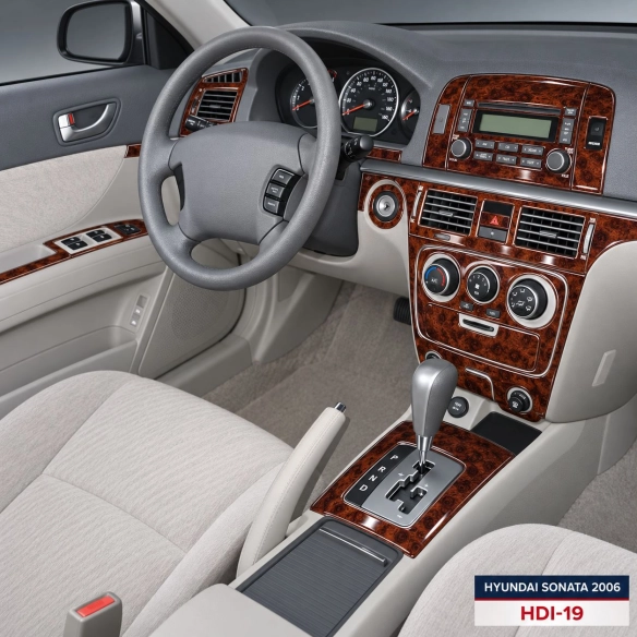 Hyundai Sonata 2006 - à aujourd’hui kit complet,avec Heated Seats, boîte manuelle AC Control kit décoration intérieure tableau d