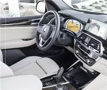 BMW X4 (F26) 2014 - 2018 Multimedia 8,8" Protection d'écran Résiste aux rayures HD transparent - 1 - habillage decor de tableau 