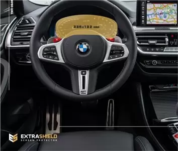BMW X4 (G02) 2018 - 2021 Multimedia 9" Protection d'écran Résiste aux rayures HD transparent - 1 - habillage decor de tableau de