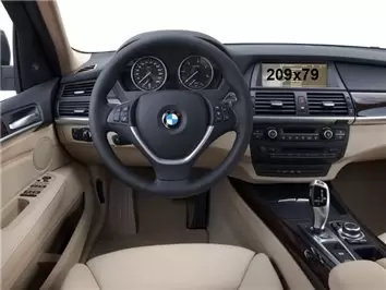 BMW X5 (E70) 2010 - 2013 Multimedia NBT 8,8" Protection d'écran Résiste aux rayures HD transparent
