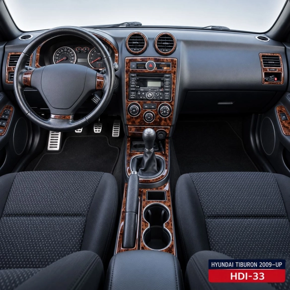 Hyundai Tiburon 2009 - à aujourd’hui Full Kir, boîte automatique, automatique AC kit décoration intérieure tableau de bord