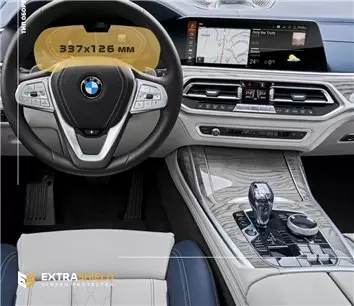 BMW X5 (G05) 2018 - Present Multimedia Android Protection d'écran Résiste aux rayures HD transparent - 1 - habillage decor de ta