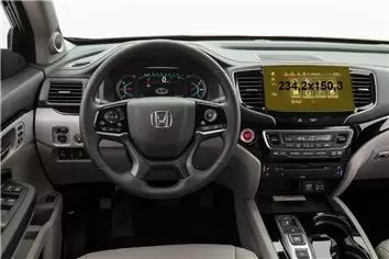 Honda CR-V 2016 - Present Multimedia 8" Protection d'écran Résiste aux rayures HD transparent - 1 - habillage decor de tableau d