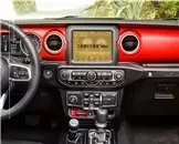 Jaguar XJ (351) 2016-2019 Multimedia Protection d\'écran Résiste aux rayures HD transparent