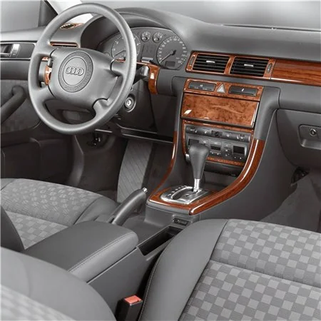 Audi A6 C5 Typ 4B 2001-2004 kit décor tableau de bord 3D, 14 pièces