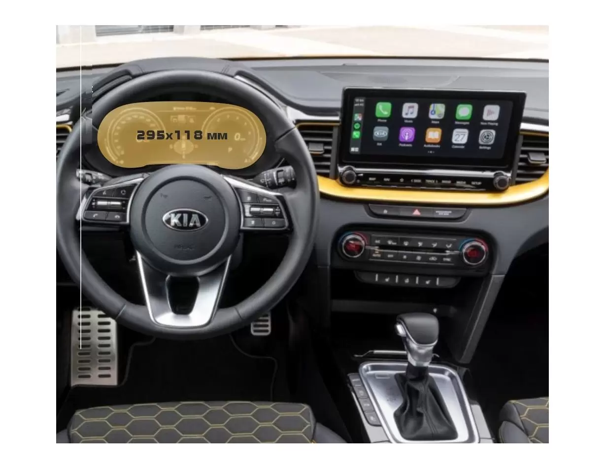 Jeep Grand Wagoneer 2021 - Present Passenger monitors (2pcs,) Protection d'écran Résiste aux rayures HD transparent - 1 - habill