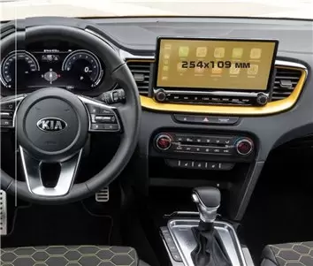 KIA Ceed 2019 - Present Digital Speedometer 12,3" Protection d'écran Résiste aux rayures HD transparent - 1 - habillage decor de