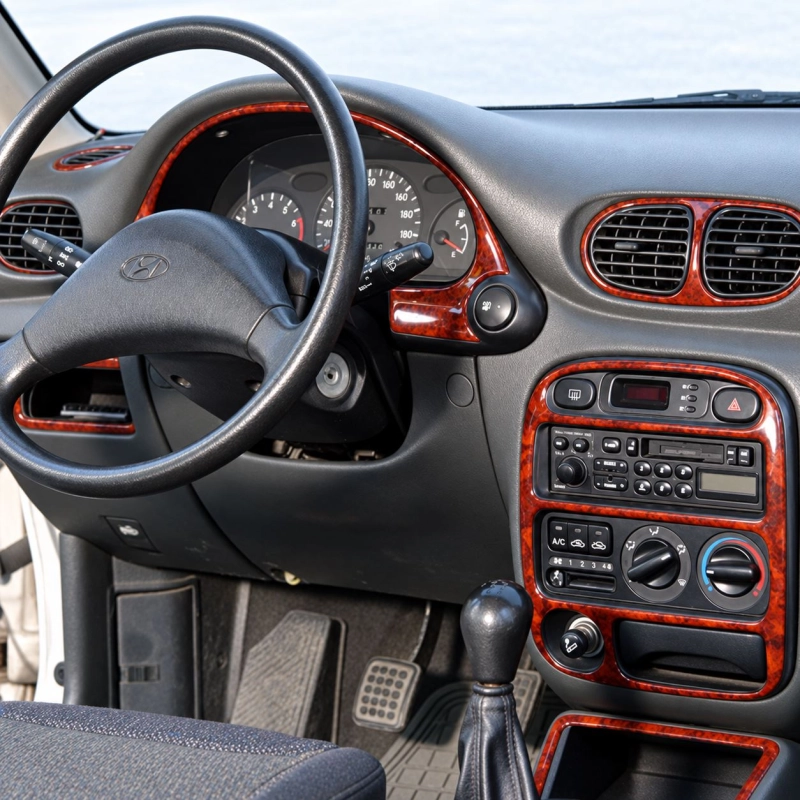 Hyundai Accent 1994-2000 3D kit décoration intérieure tableau de bord 9 pièces