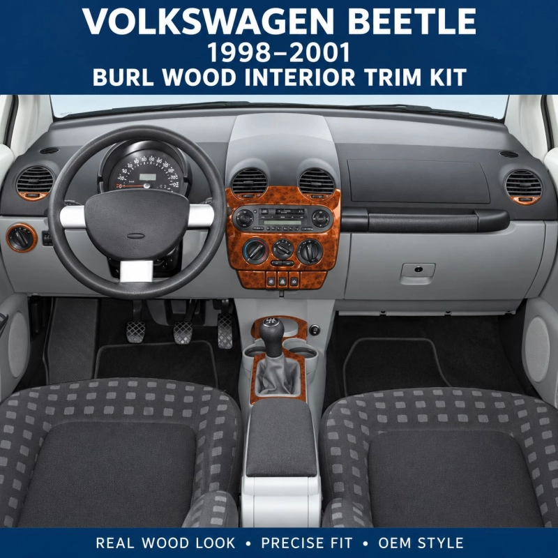 Volkswagen Beetle 1998-2001 kit de base kit décoration intérieure tableau de bord
