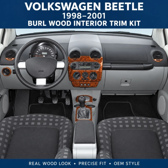 Volkswagen Beetle 1998-2001 kit de base kit décoration intérieure tableau de bord