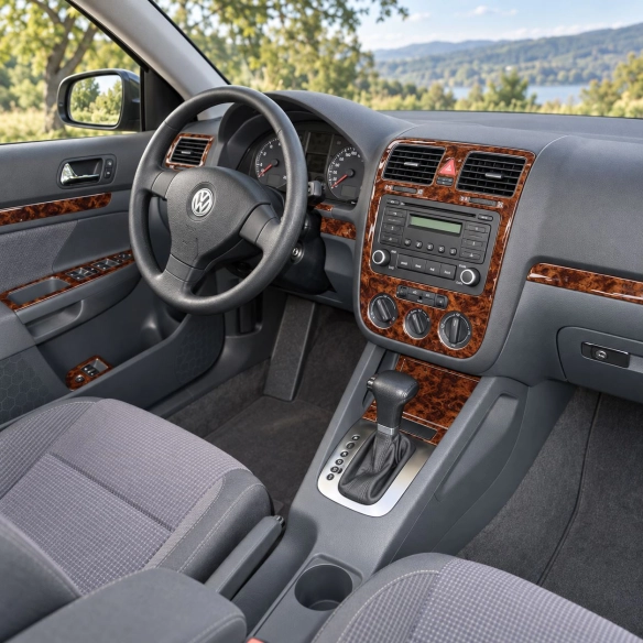 Volkswagen Golf V 2006 - à aujourd’hui boîte automatique A/C Control kit décoration intérieure tableau de bord