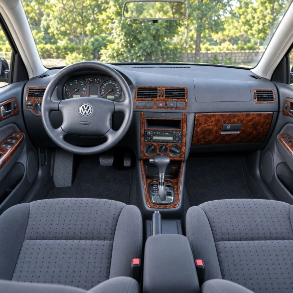 Volkswagen Jetta 1999-2004 kit complet, avec boîte à gants, 29 pièces kit décoration intérieure tableau de bord
