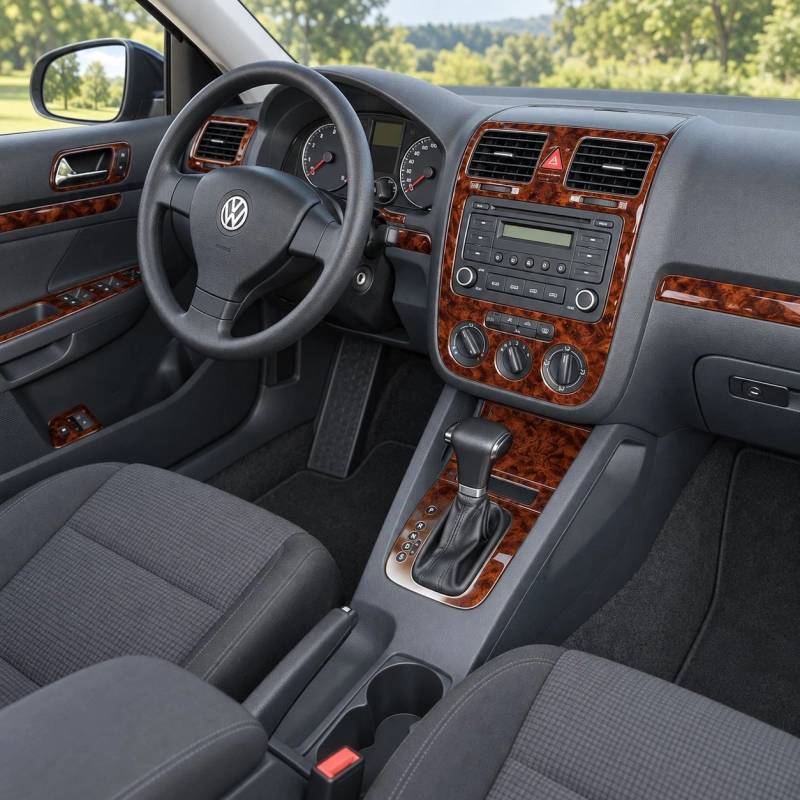 Volkswagen Jetta 2005-2009 boîte automatique, boîte manuelle AC Control kit décoration intérieure tableau de bord