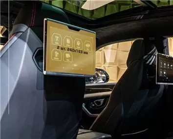Lamborghini Sian 2019 - Present Multimedia + Climate-Control 8,4" Protection d'écran Résiste aux rayures HD transparent