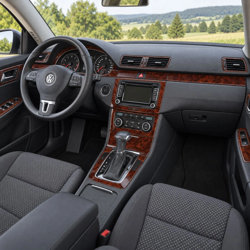Volkswagen Passat 2006-2009 kit complet, automatique AC Control kit décoration intérieure tableau de bord