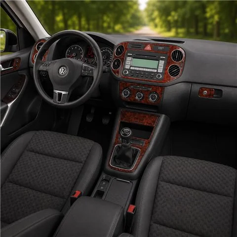 Volkswagen Tiguan 2010+ set complet, boîte manuelle AC Control kit décor tableau de bord 3D