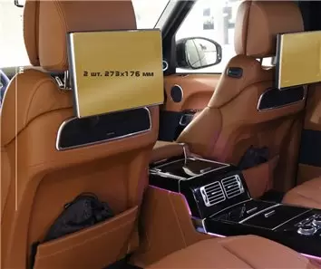 Land Rover Range Rover (L405) 2012-2017 Multimedia Protection d'écran Résiste aux rayures HD transparent - 1 - habillage decor d