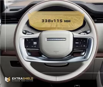 Land Rover Range Rover (L405) 2012-2017 Passenger monitors (2 pcs,) Protection d'écran Résiste aux rayures HD transparent - 1 - 
