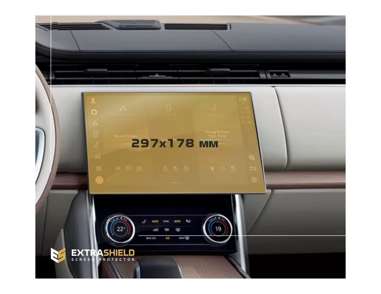 Land Rover Range Rover (L405) 2017 - Present Passenger monitors (2 pcs,) Protection d'écran Résiste aux rayures HD transparent -