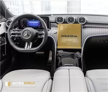 Mercedes-Benz C-class (S206/W206) 2021 - Present Full color LCD monitor 9" Touch Screen Protection d'écran Résiste aux rayure - 