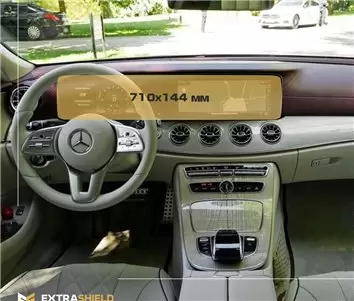 Mercedes-Benz CLS (C257) 2017 - Present Digital Speedometer + Multimedia 12,3" Protection d'écran Résiste aux rayures HD transpa