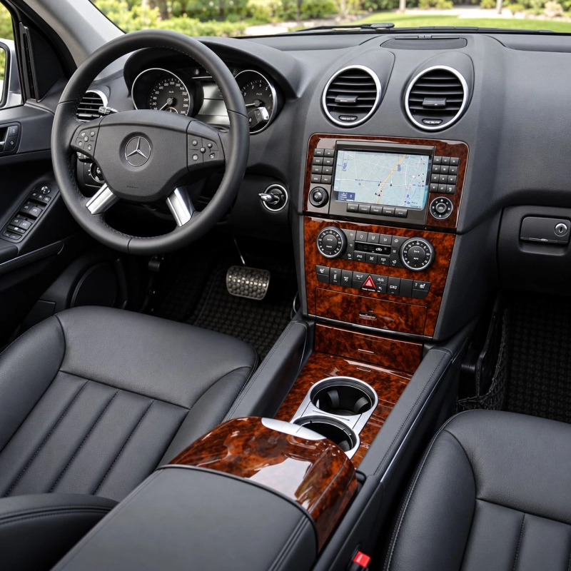 Mercedes Benz ML W164 Class 2006 - à aujourd’hui kit complet, boîte automatique, avec navigation kit décoration intérieure table
