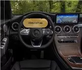 Mercedes-Benz GLC (X253/C253) 2015 - 2019 Multimedia 8" Protection d\'écran Résiste aux rayures HD transparent