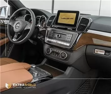 Mercedes-Benz GLC (X253/C253) 2019 - Present Multimedia 10,3" Protection d'écran Résiste aux rayures HD transparent - 1 - habill
