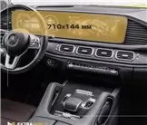 Mercedes-Benz GLE (W167) 2015 - 2019 Multimedia 10,3" Protection d\'écran Résiste aux rayures HD transparent