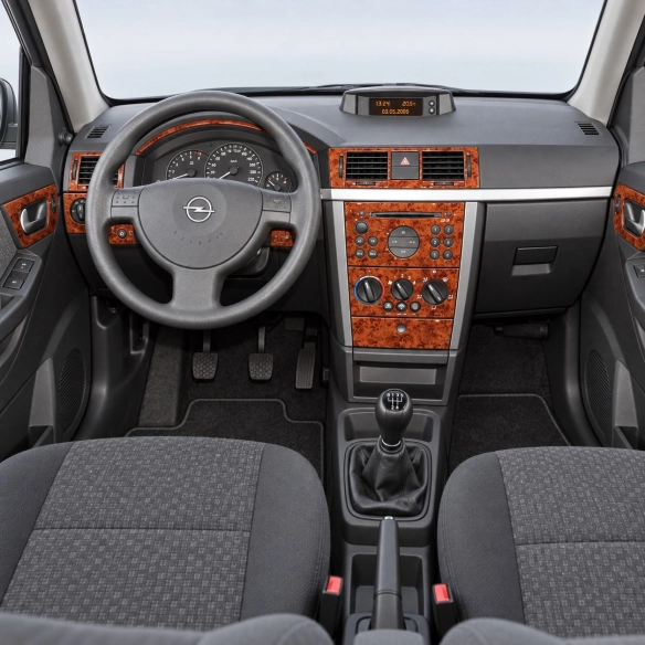 Opel Meriva 2003-2007 3D kit décoration intérieure tableau de bord 17 pièces