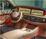 Mercedes-Benz GLS (W167) 2019 - Present Passenger monitors (2pcs,) 10,2" Protection d\'écran Résiste aux rayures HD transparent