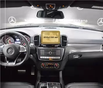 Mercedes-Benz GLS (X166) 2015 - 2019 Multimedia 8,4" Protection d'écran Résiste aux rayures HD transparent