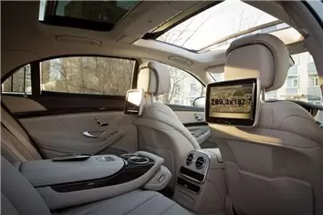 Mercedes-Benz S-class (W222/X222/C217/A217) 2018 - 2020 Passenger monitors (2pcs,) 10,2" Protection d'écran Résiste aux rayures 