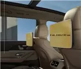 Mercedes-Benz S-class (W223/Z223) 2020 - Present Multimedia 12,8" Protection d\'écran Résiste aux rayures HD transparent