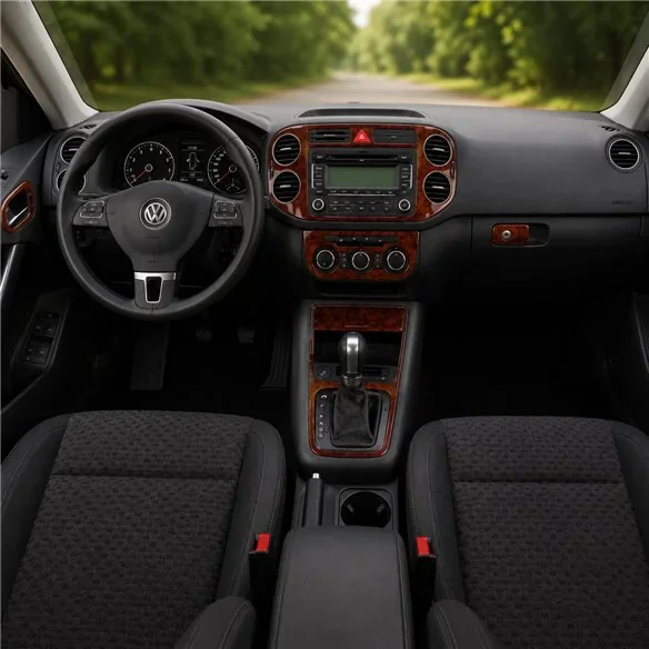 Volkswagen Tiguan 2009-2009 set complet, Automatic AC kit décor tableau de bord 3D