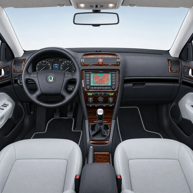 Skoda Octavia A5 1Z 2009 - à aujourd’hui 3D kit décoration intérieure tableau de bord 11 pièces