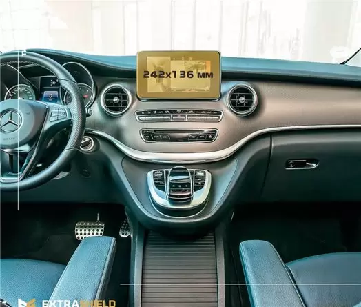 Mercedes-Benz SL-Class 2022 - Present Digital Speedometer Protection d'écran Résiste aux rayures HD transparent - 1 - habillage 