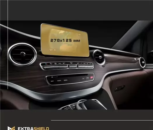 Mercedes-Benz SL-Class 2022 - Present Full color LCD monitor 9" Touch Screen Protection d'écran Résiste aux rayures HD transp - 