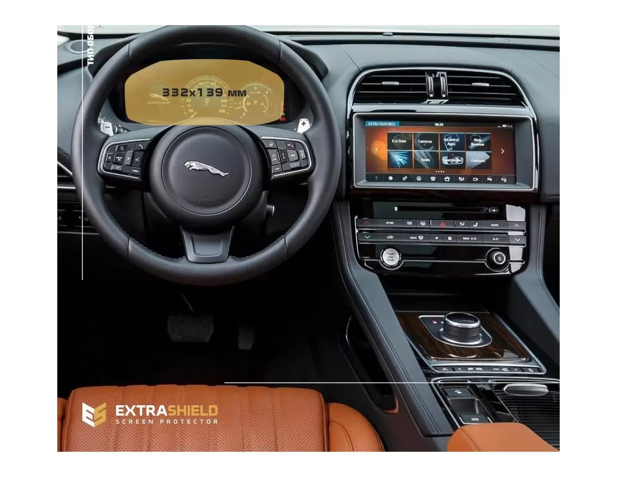 Mercedes-Benz V-class (W447) 2019 - Present Multimedia Protection d'écran Résiste aux rayures HD transparent - 1 - habillage dec