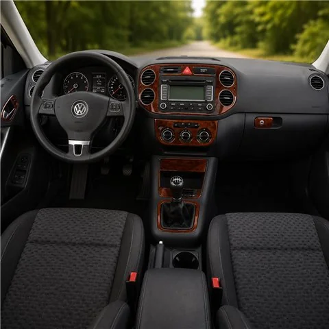 Volkswagen Tiguan 2009-2009 set complet, boîte manuelle AC kit décor tableau de bord 3D