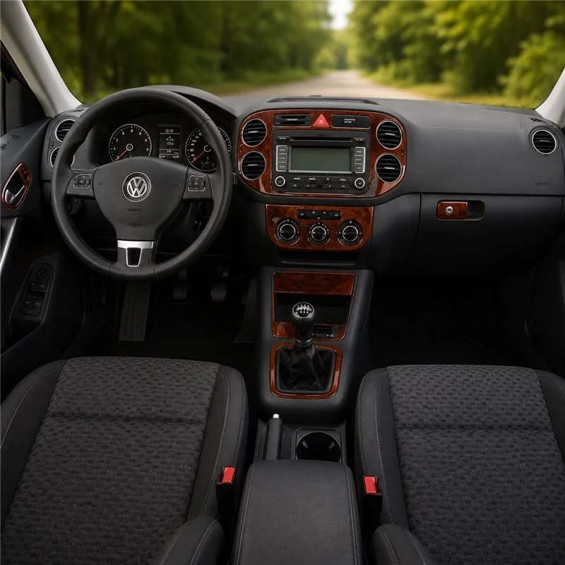 Volkswagen Tiguan 2009-2009 set complet, boîte manuelle AC kit décor tableau de bord 3D