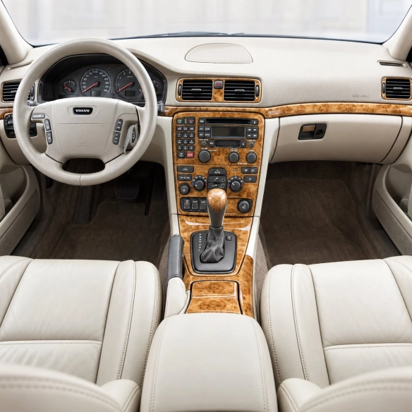 Volvo S80 1999-2003 avec lecteur CD, conformité OEM kit décoration intérieure tableau de bord