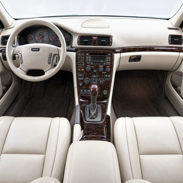 Volvo S80 1999-2003 avec lecteur CD, conformité OEM kit décoration intérieure tableau de bord