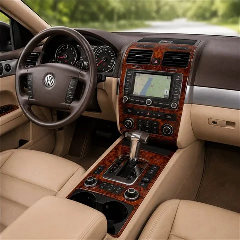 Volkswagen Touareg 2004+ set complet, avec navigation kit décor tableau de bord 3D