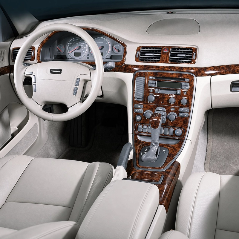 Volvo S80 2004-2006 kit complet, avec CD and Compact Casette audio kit décoration intérieure tableau de bord