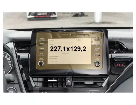 Toyota Camry 2012 - Present climate-control Protection d'écran Résiste aux rayures HD transparent - 1 - habillage decor de table