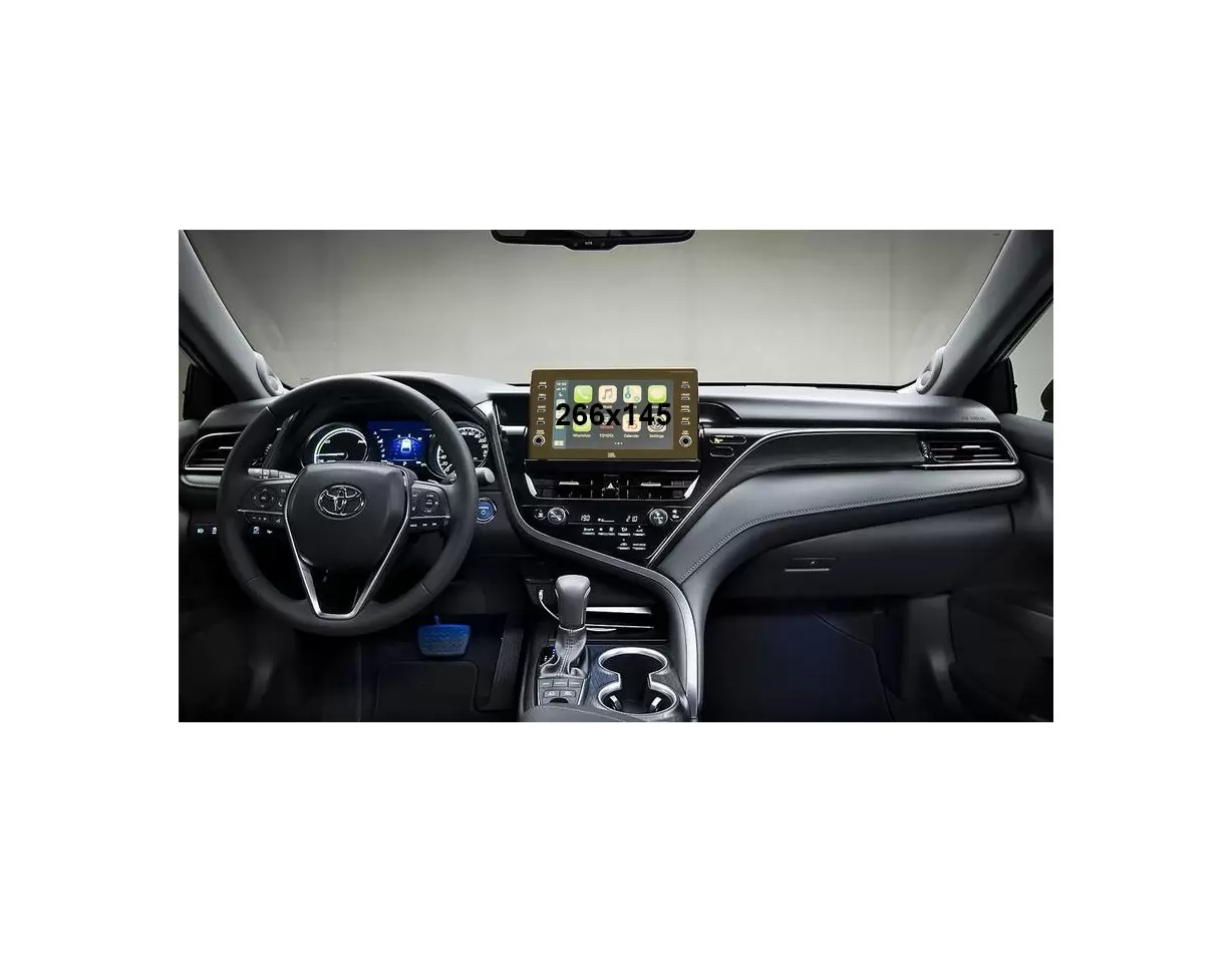 Toyota Camry XI (XV70) 2021 - Present Multimedia 9" Protection d'écran Résiste aux rayures HD transparent - 1 - habillage decor 